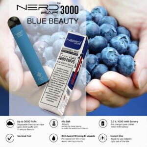 nerd blue beauty